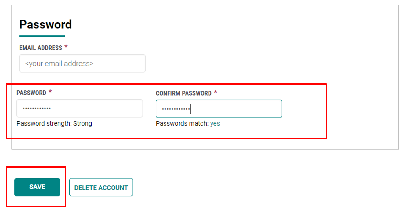 How to Create the PreventionWeb Account - password setup