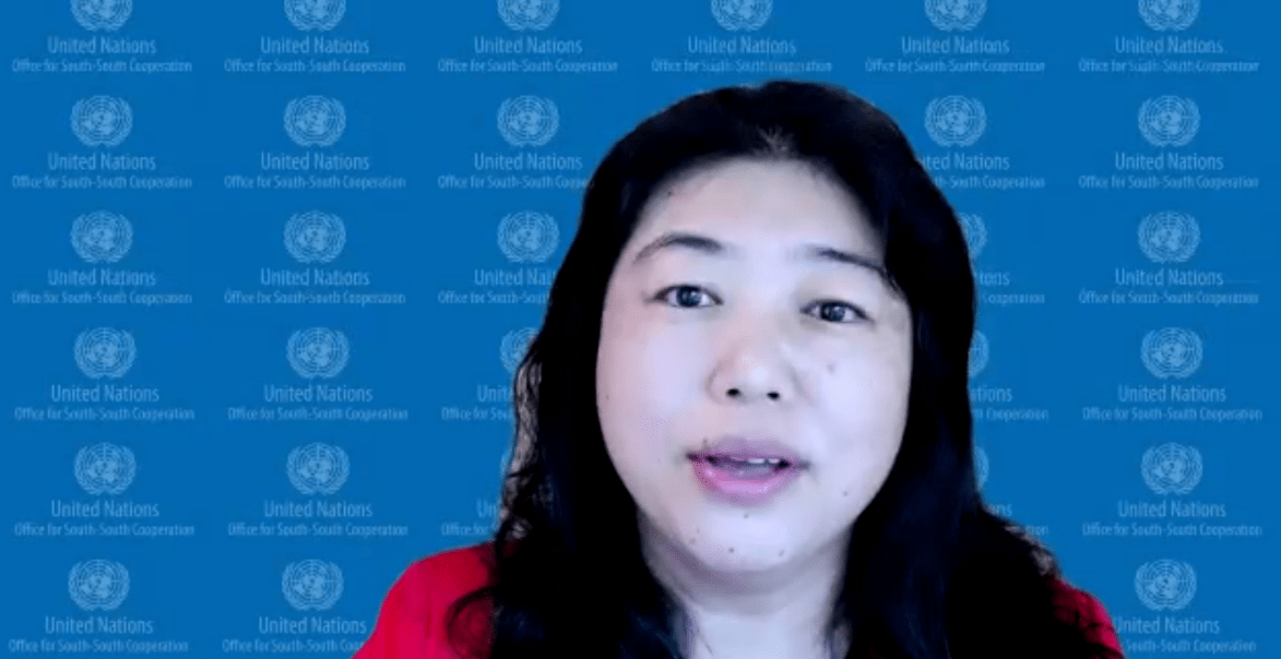 Speaker Ms. Xiaojun Grace Wang, Deputy Director, UNOSSC