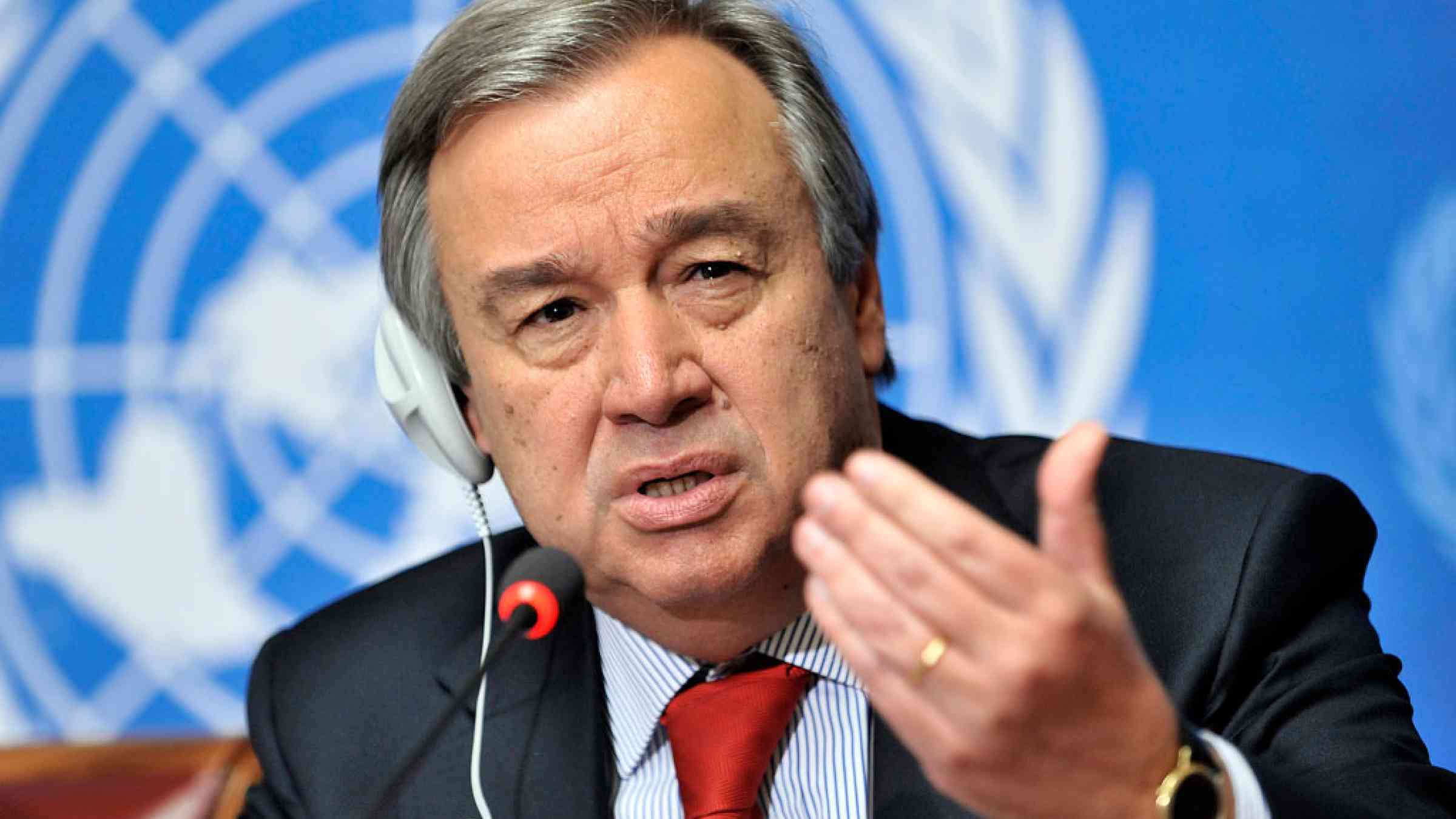 UN Secretary-General António Guterres issues statement to mark International Day for Disaster Risk Reduction