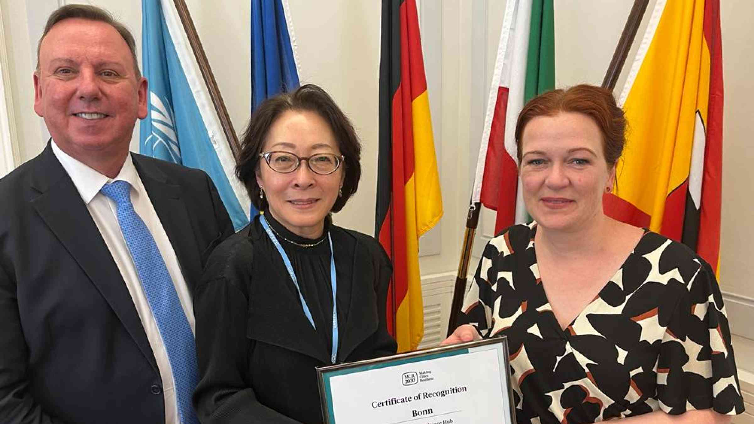 Bonn receives MCR2030 Certificate