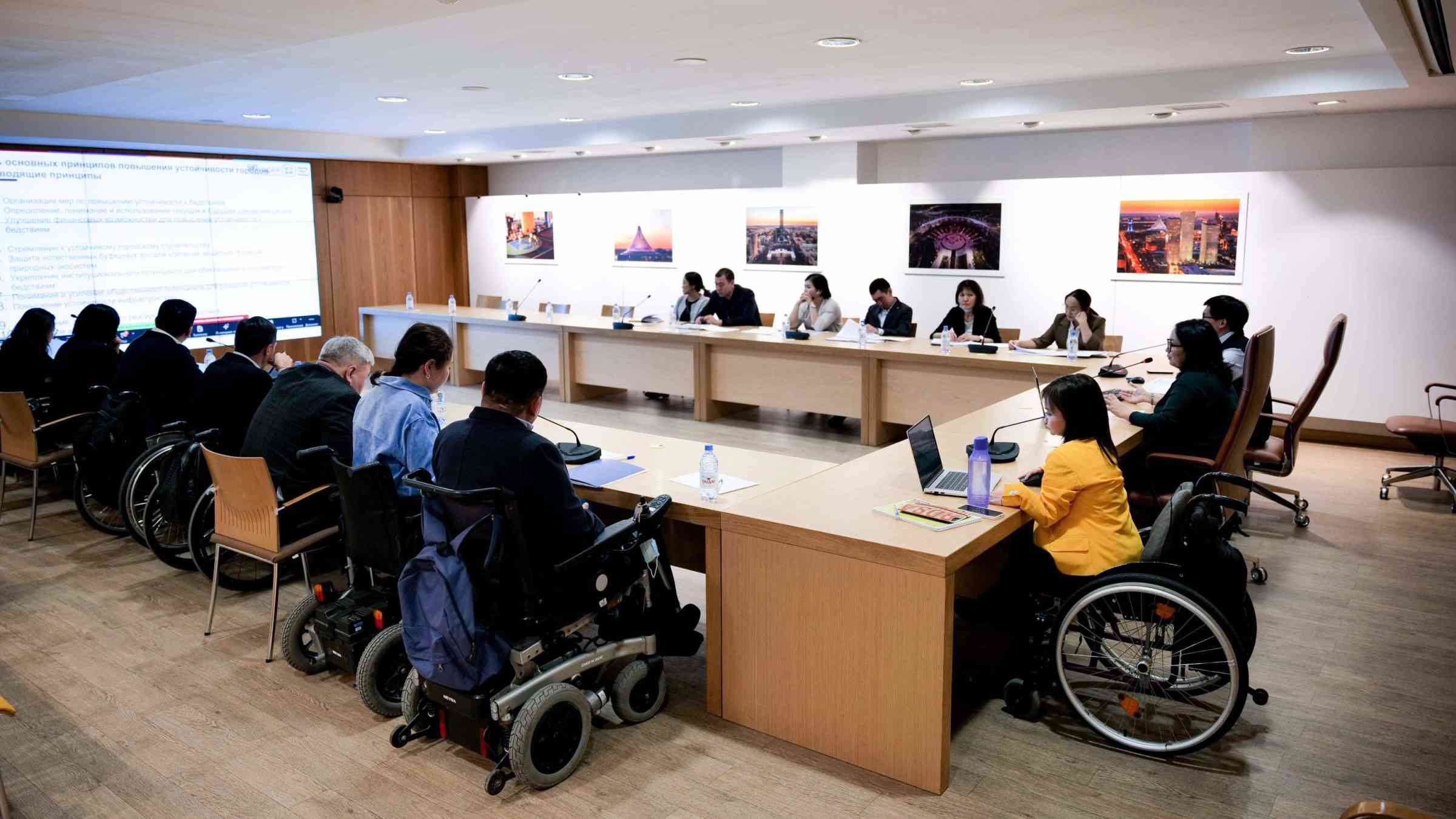 workshop in Astana on disability inclusion