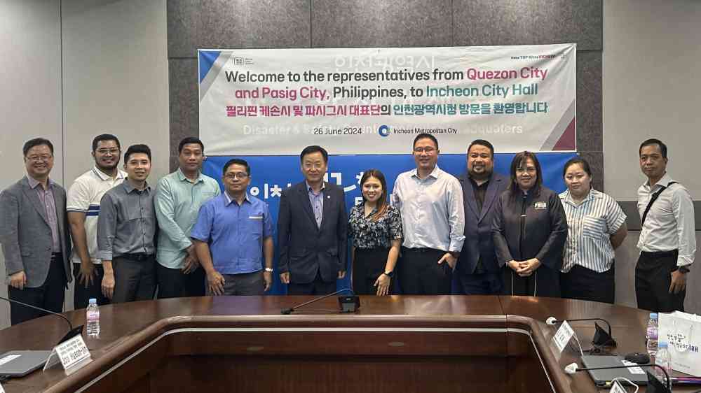 photo of city to city exchange among Incheon, Quezon, Pasig