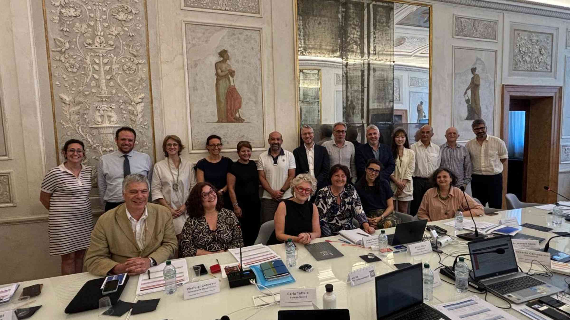 Group photo from Venice Cultural Heritage workshop