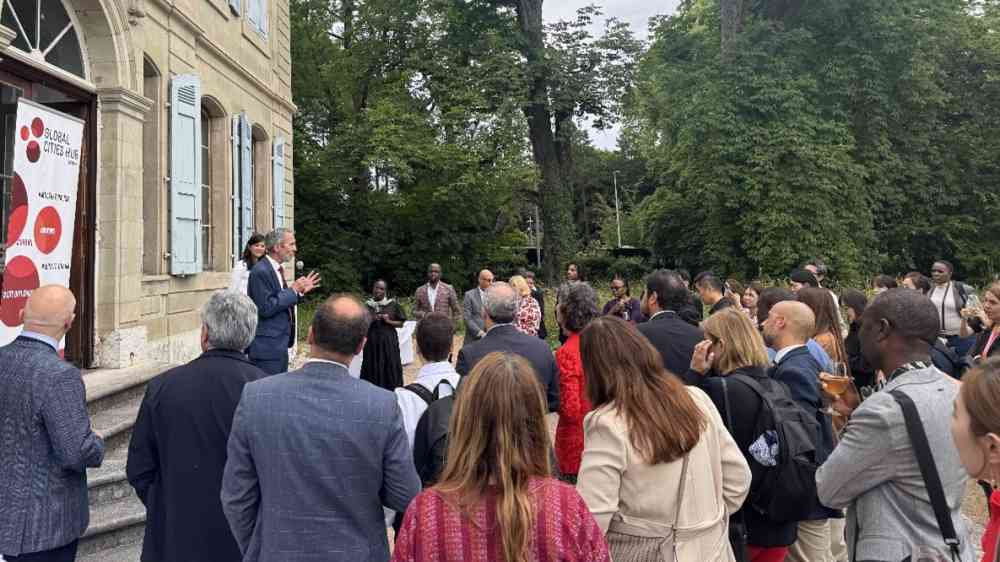 a networking event hosted by the Global Cities Hub and Swiss Government