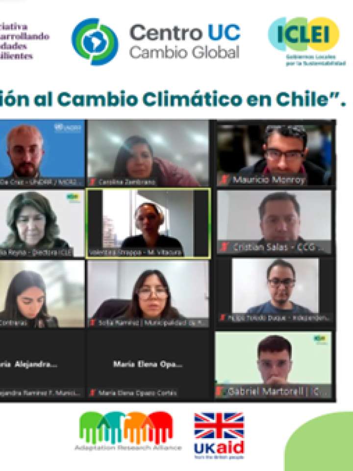 Ciudades chilenas fortalecen capacidades para la resiliencia climática con apoyo de UNDRR y ICLEI