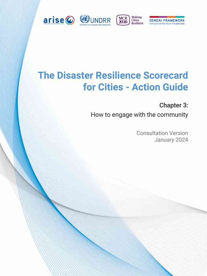 The Disaster Resilience Scorecard For Cities – Action Guide. Chapter 3 ...